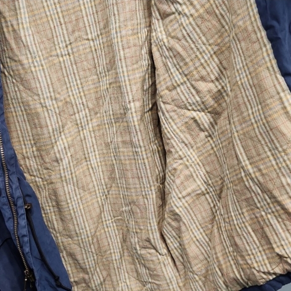 L.L. Bean Blue Polyester Nylon Coat Jacket - Picture 8 of 14